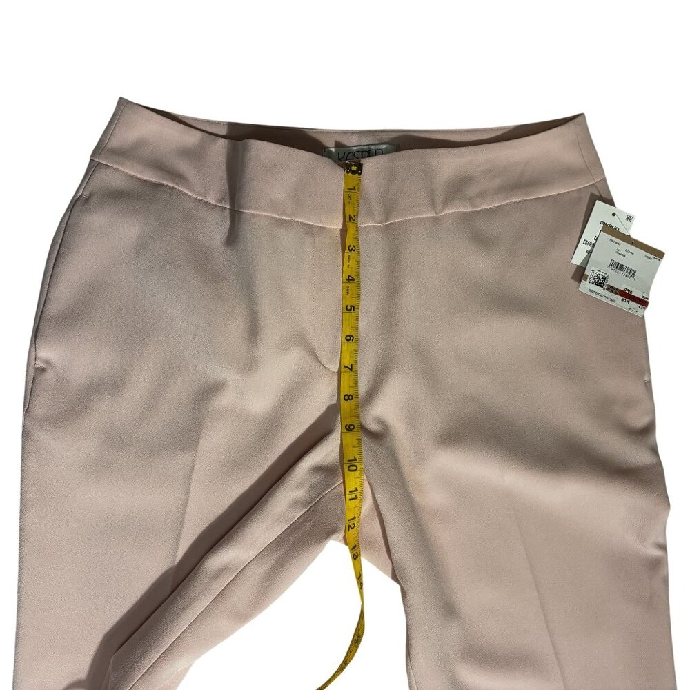 Kasper Womens Tutu Pink Dress Pants Size 12 Mid-Rise Slim Leg - Picture 10 of 12